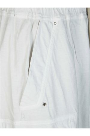 White cotton cargo shorts RICK OWENS DRKSHDW | DU01F4369RN11